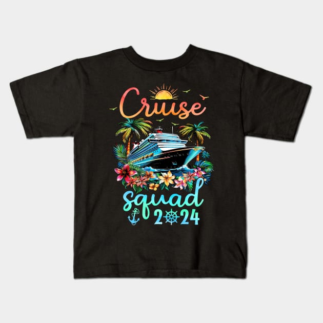 Cruise Squad 2024 Kids T-Shirt by catador design